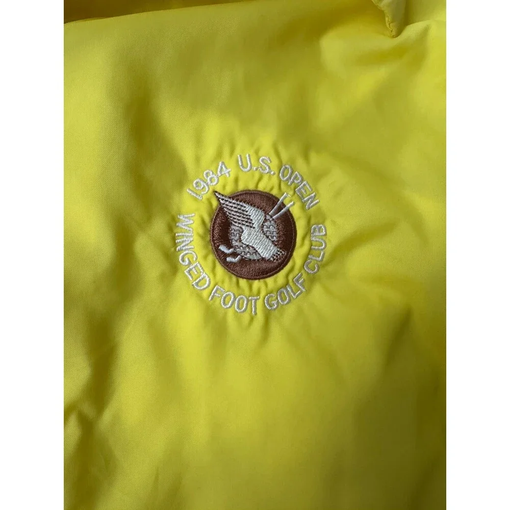 Vintage 1984 U.S. Open Women’s Yellow Jacket Winged Foot Golf Club Size Small - Picture 2 of 11